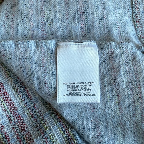 Anthropologie Akemi + Kin Sleeveless Striped Cowl Neck Shift Dress Size Small - Picture 9 of 10